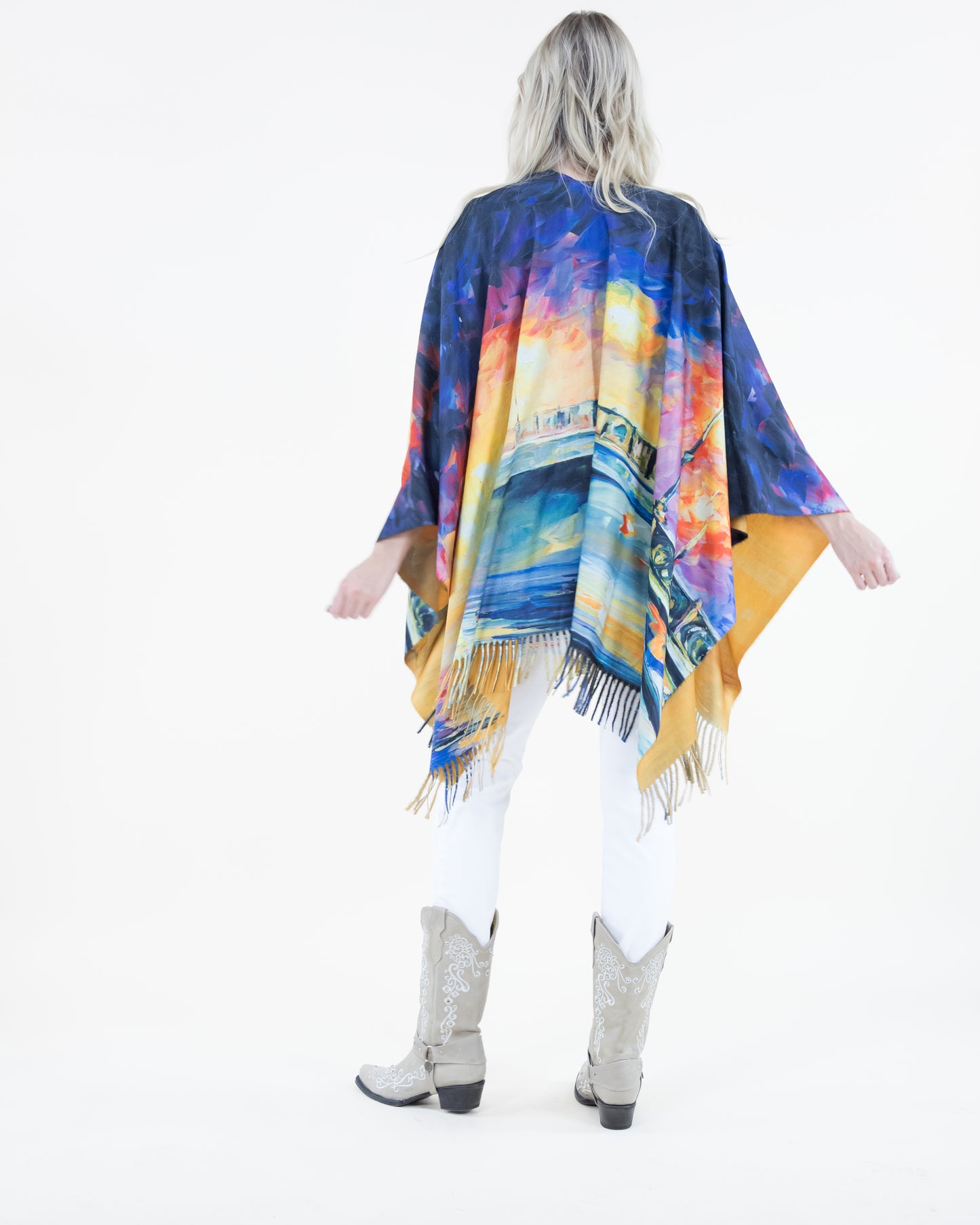 Street Scenes Ruana Wrap