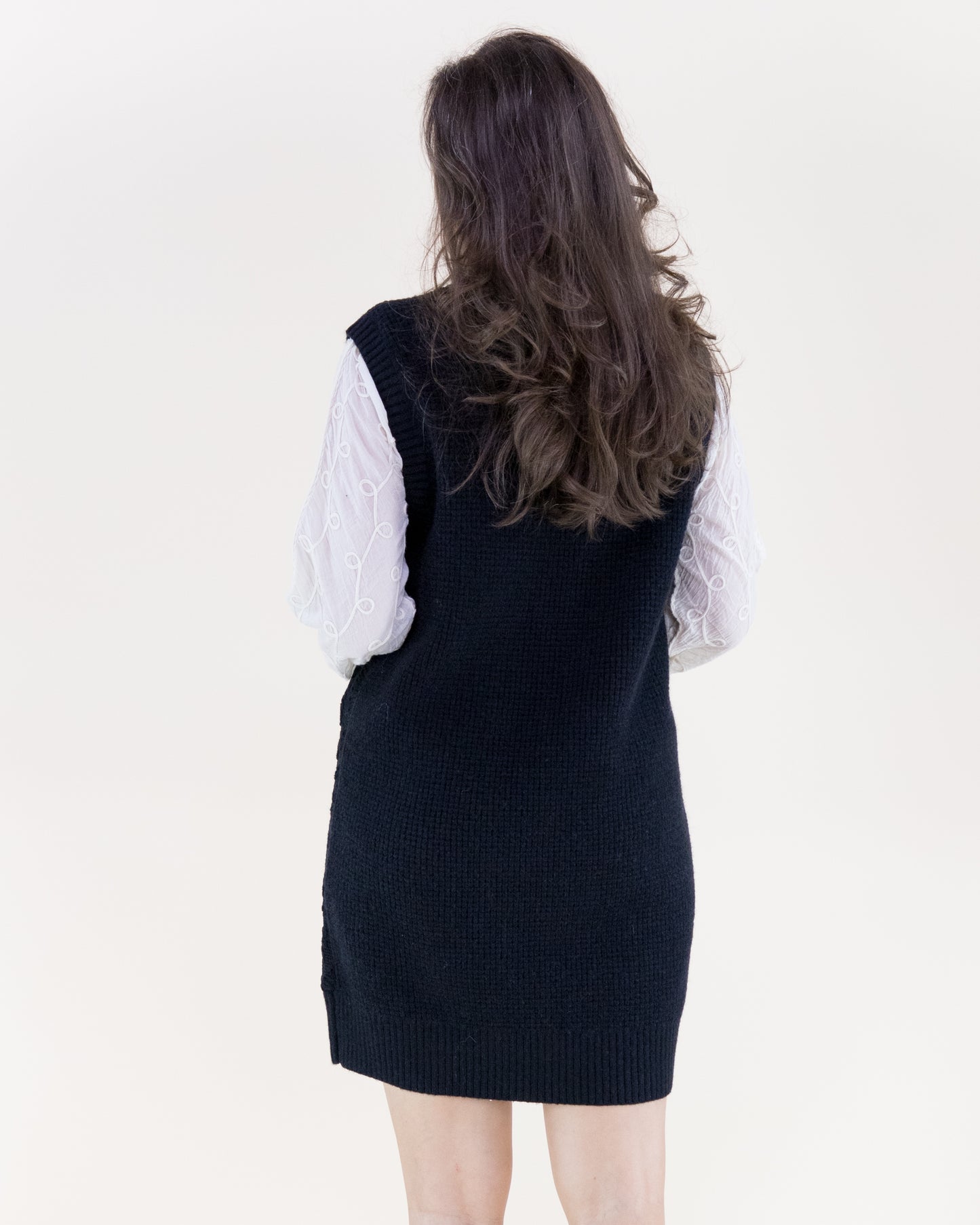 Floral Vines Sweater Vest
