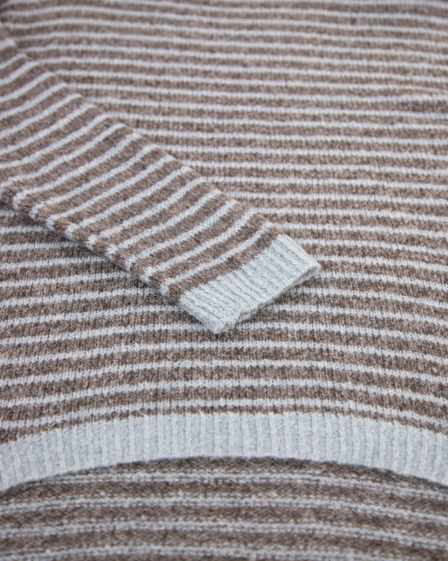 Comfy Stripe Turtle Neck Sweater