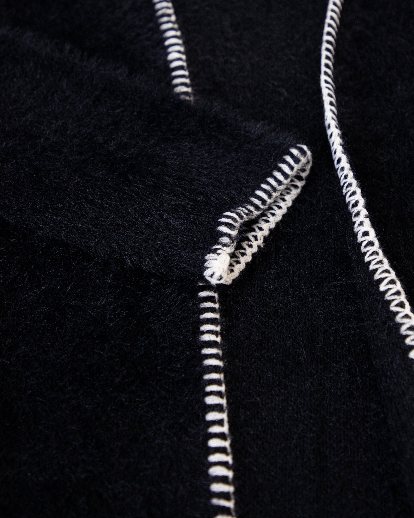 Long Cardigan w/ Hood and Seam Stitch