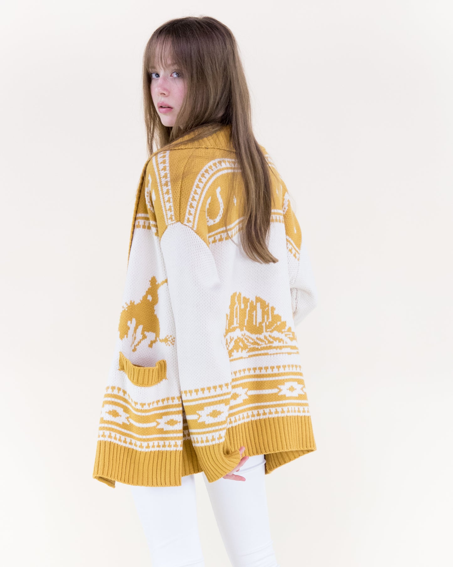 Rodeo Desert Shawl Collar Cardigan