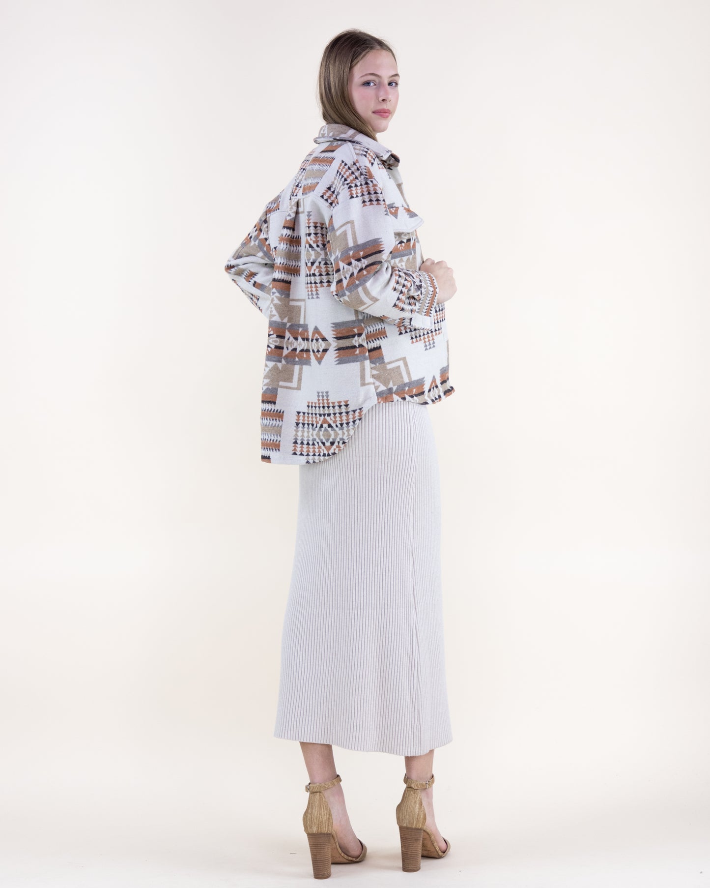 Hi-Low Aztec Shacket