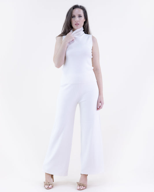 Classy Tight Knit Wide Leg Pants - S/M, L/XL