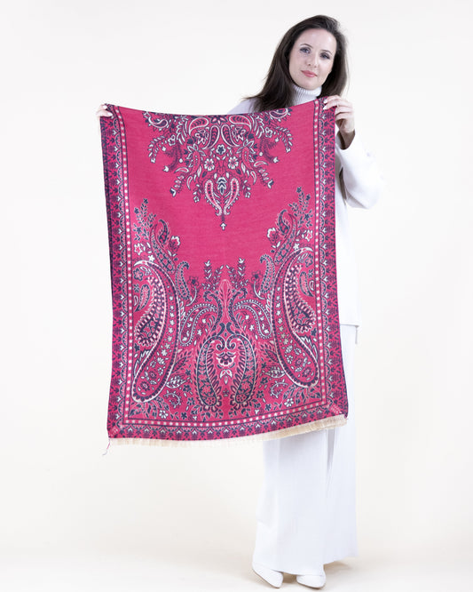 Baroque Floral Paisley Scarf