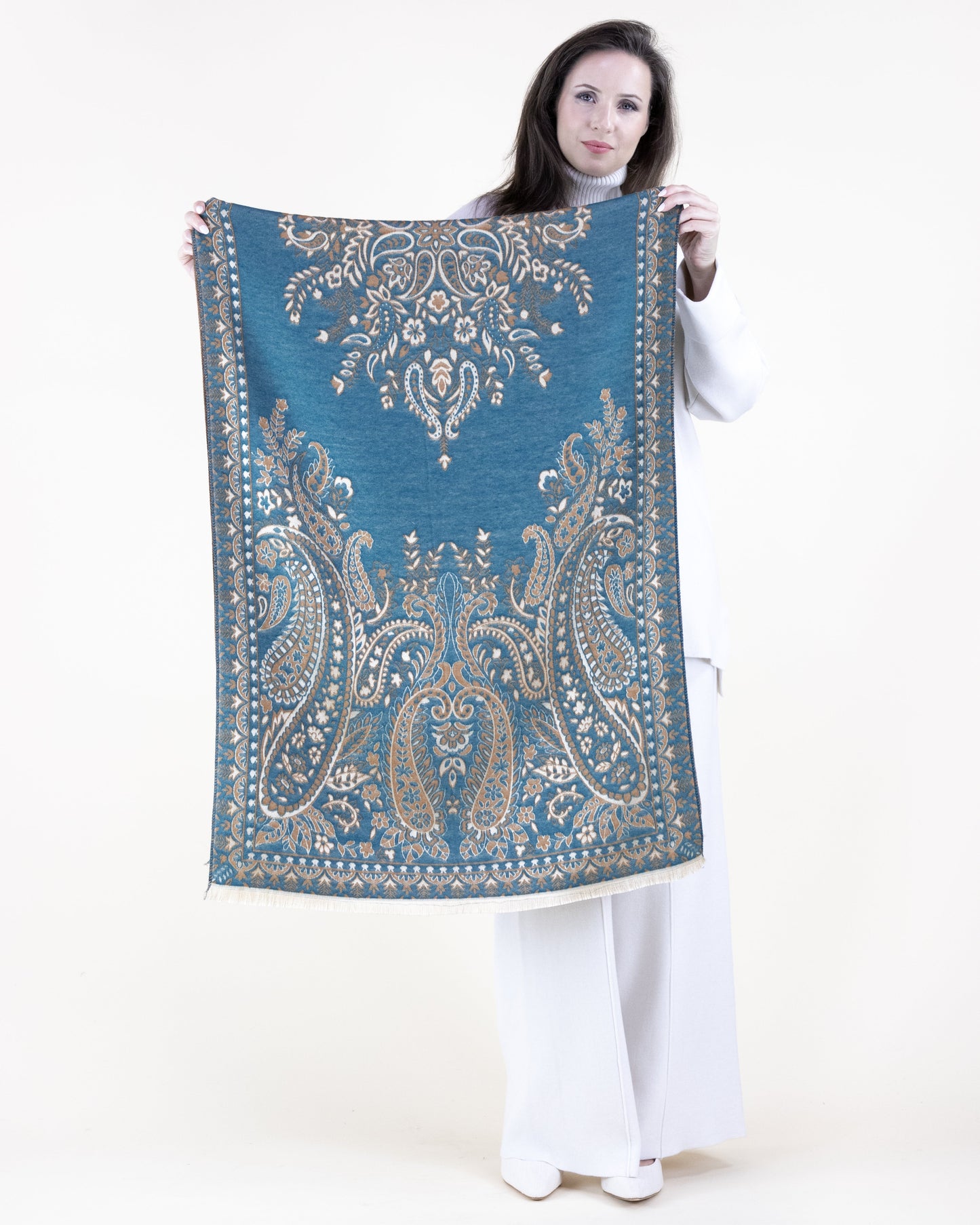 Baroque Floral Paisley Scarf