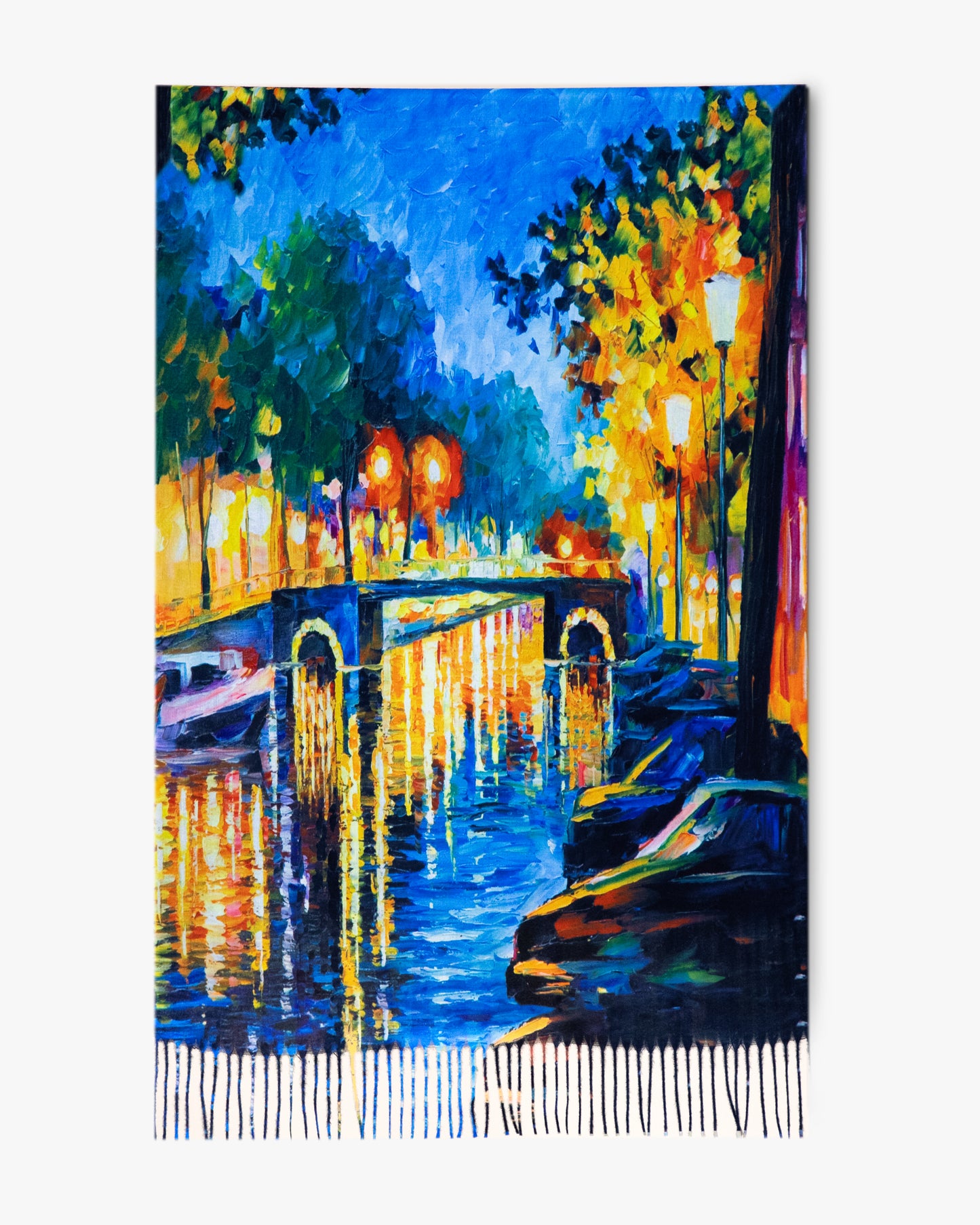 Le Jardin and Summer Rain Double Sided Scarf