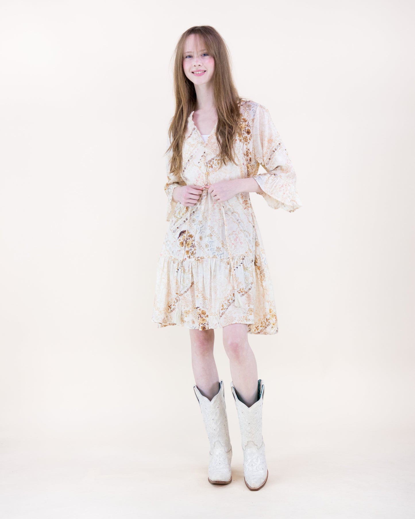 Wildflower Garden Knee Length Sundress