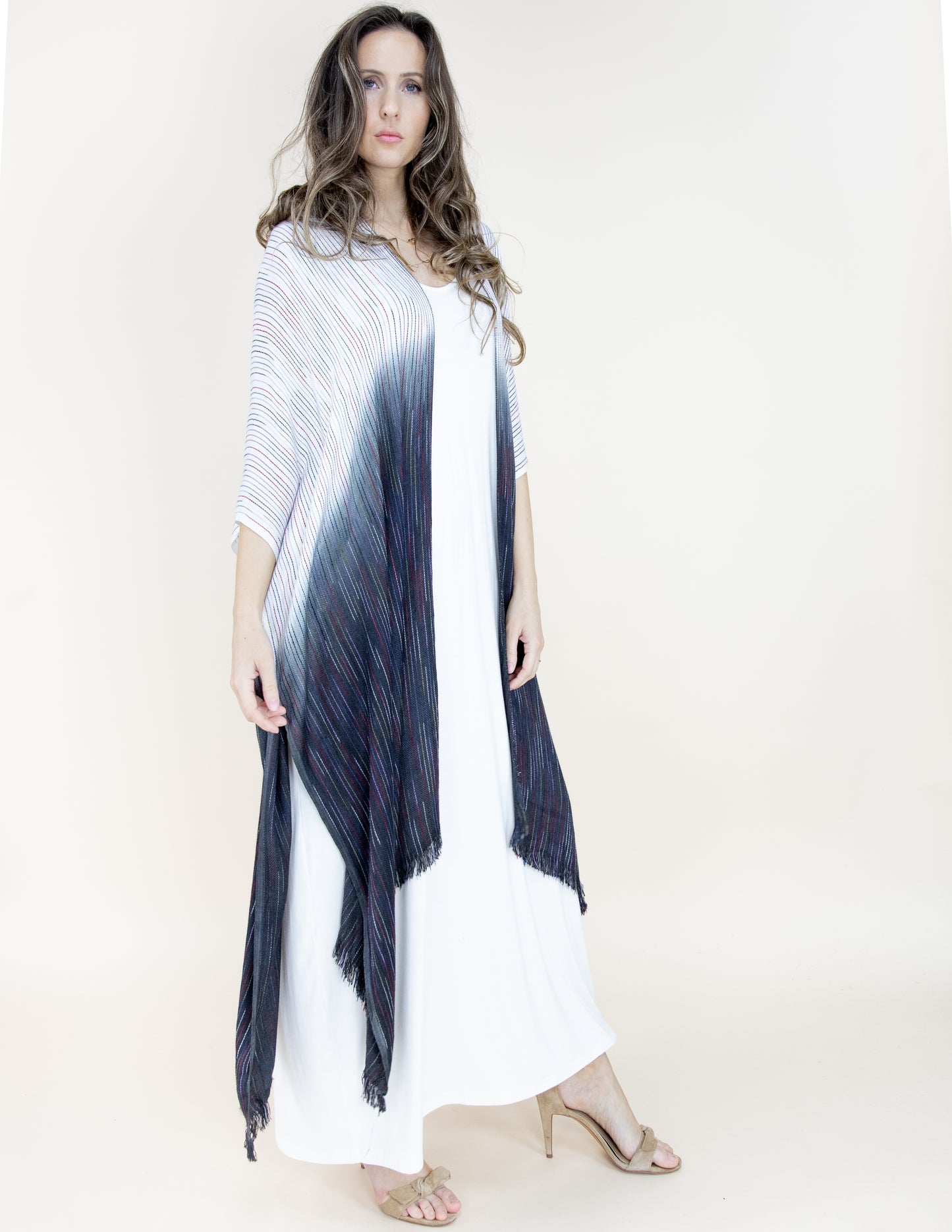 Two Tone Fade Kimono