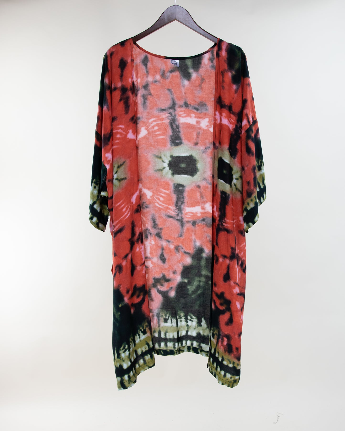 Two Tone Tie Dye Kimono