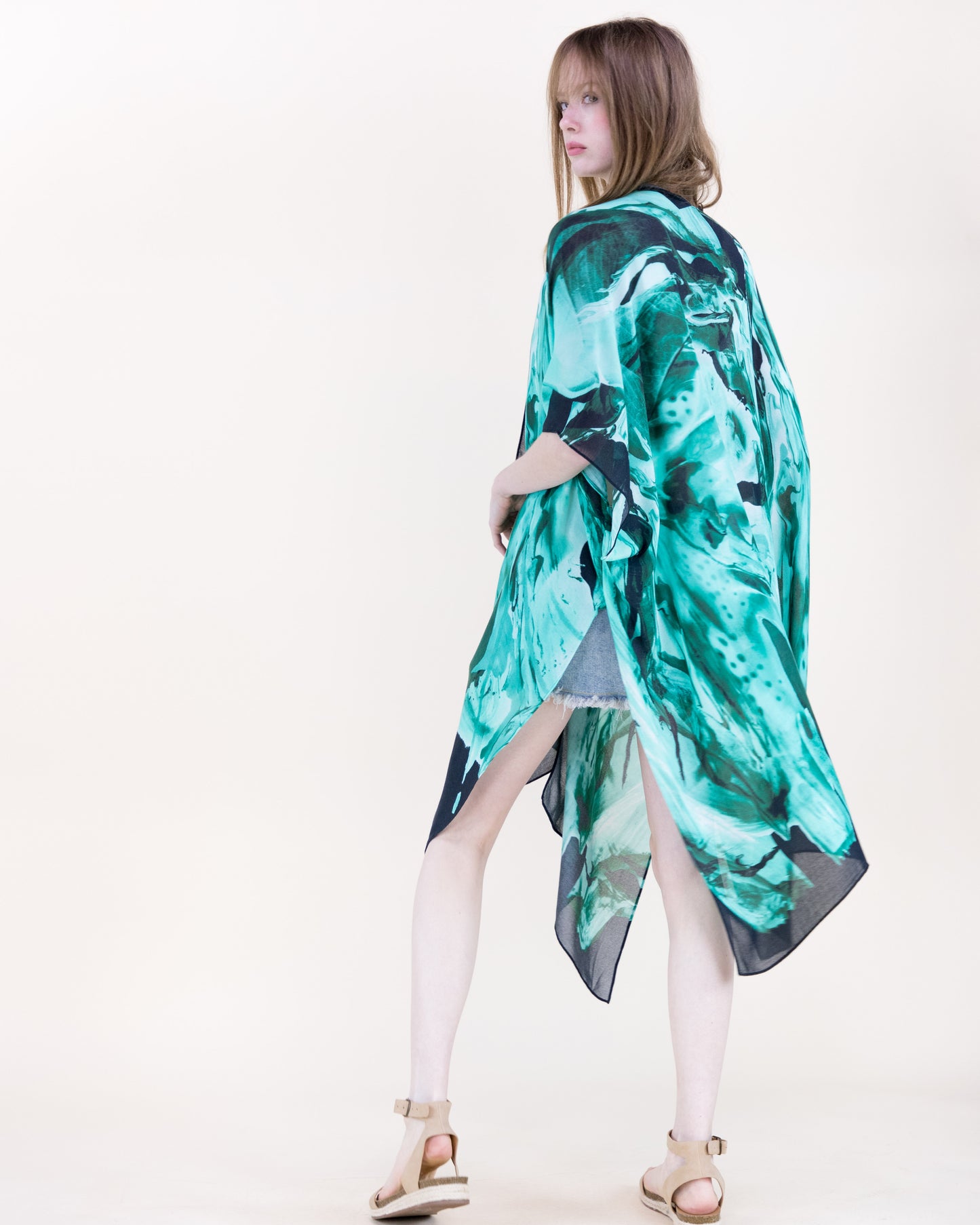 Zoisite Breeze Print Kimono