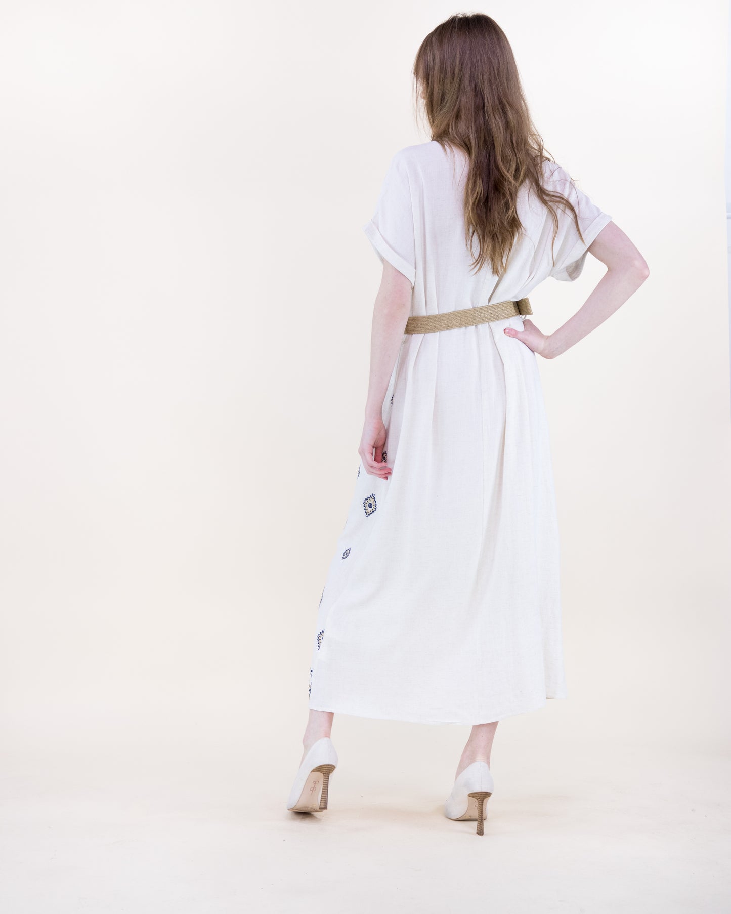 Diamante Embroidered Dress