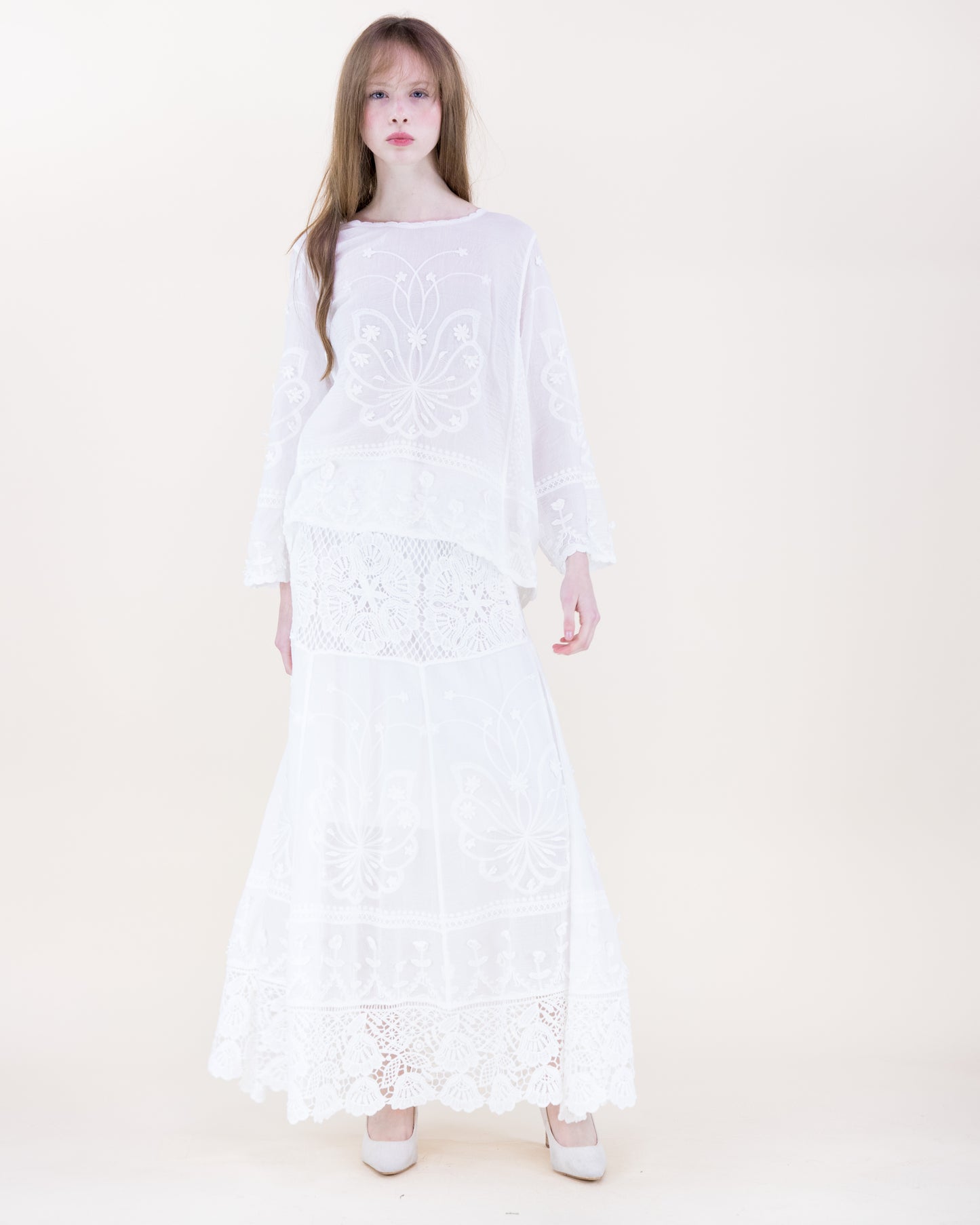 La Fleur Embroidered Scoop Neck Top