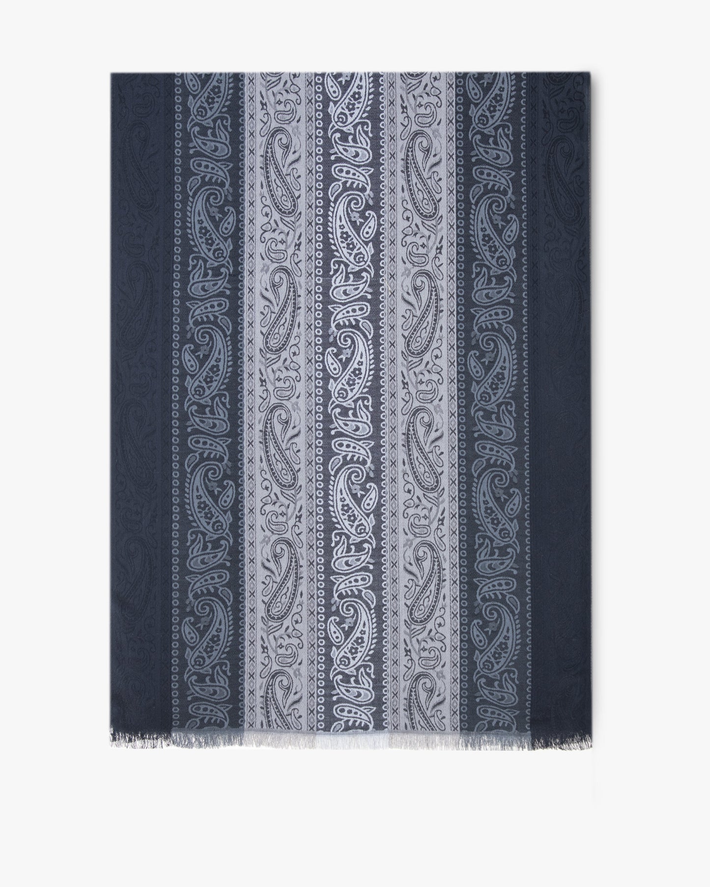 Vertical Paisley Stripe Pashmina