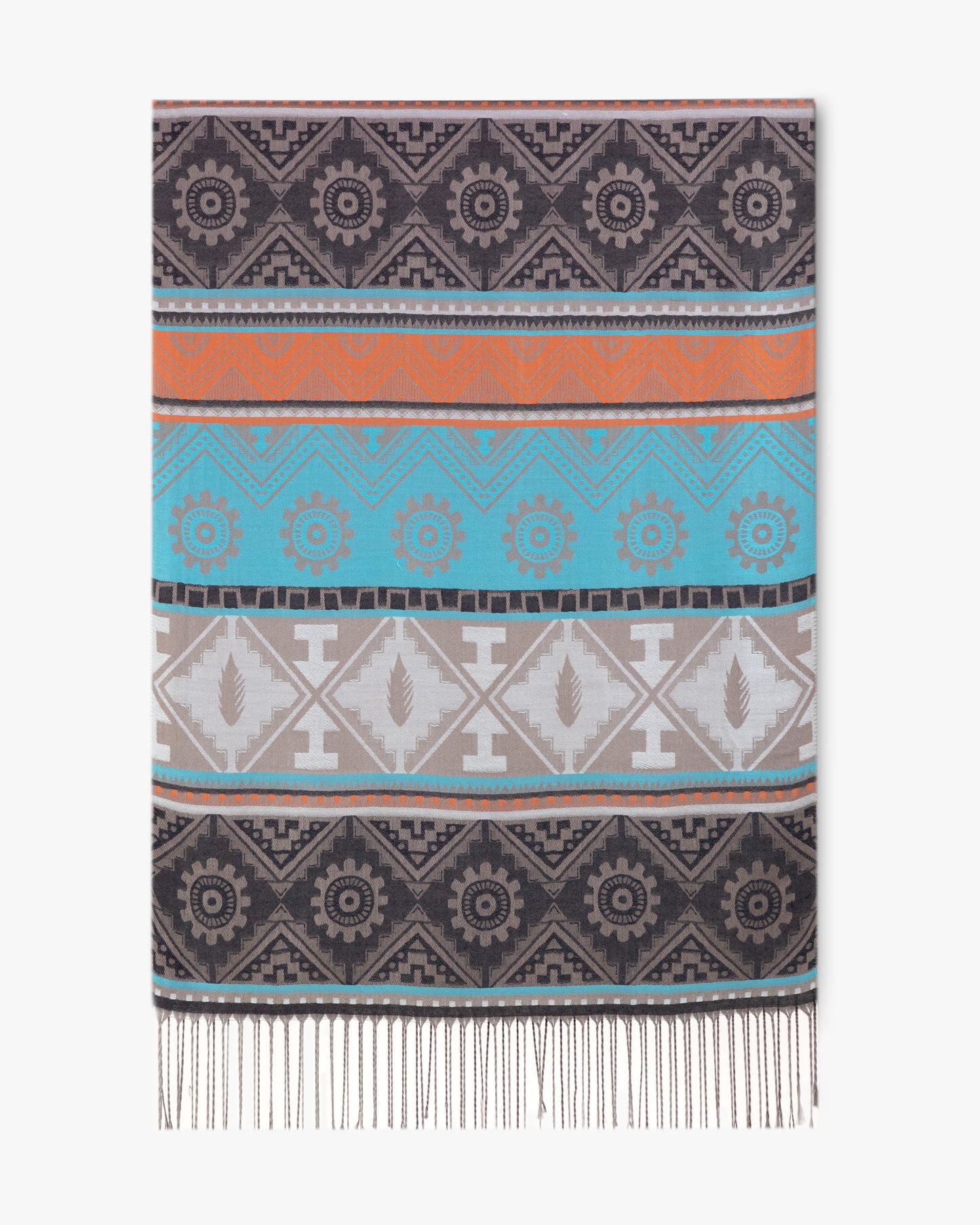 Geometric Motif Pashmina