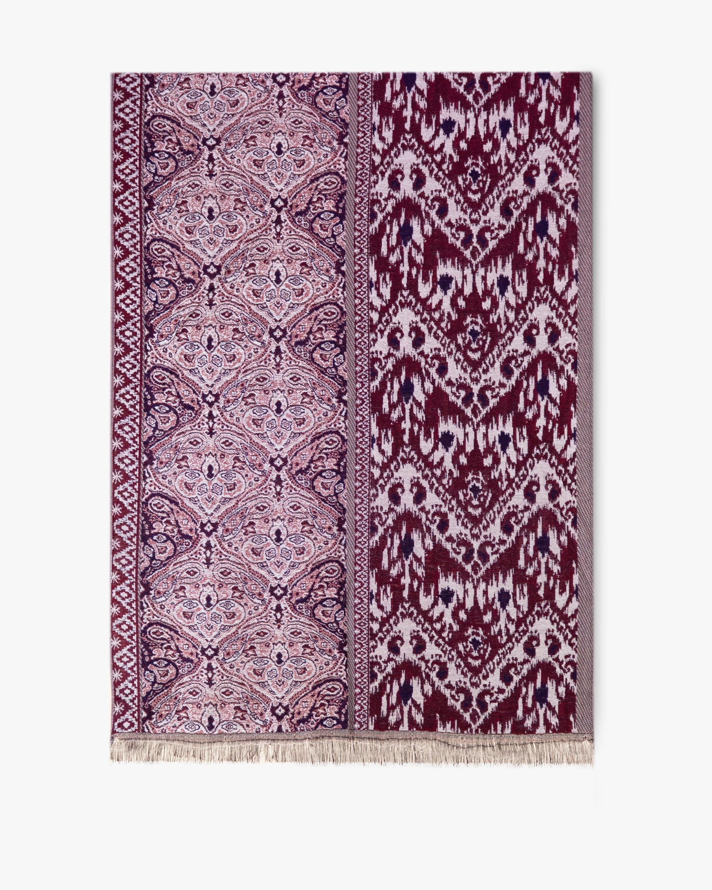 Damask Ikat Duo Pattern Pashmina