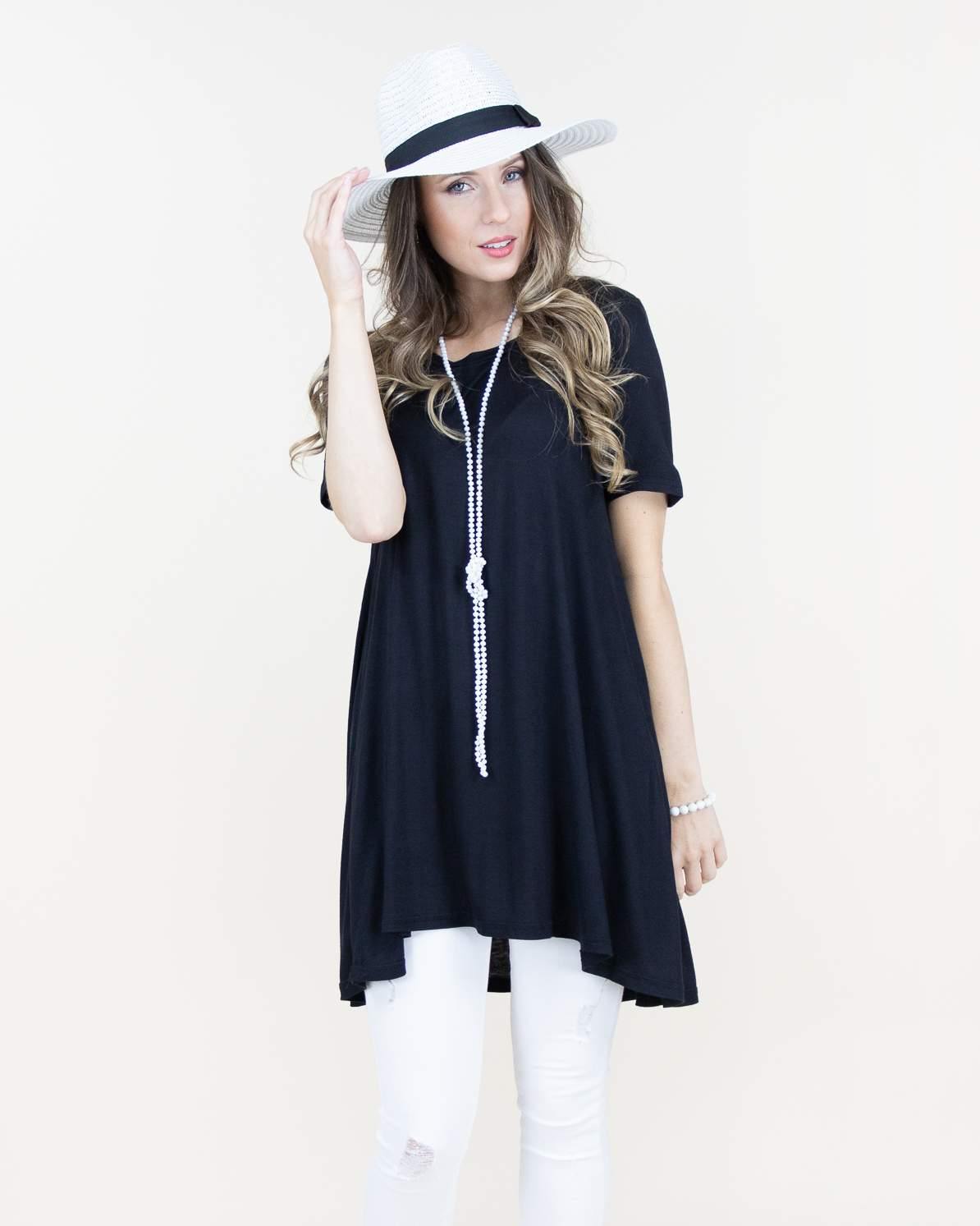 Short Sleeve Scoop Neck