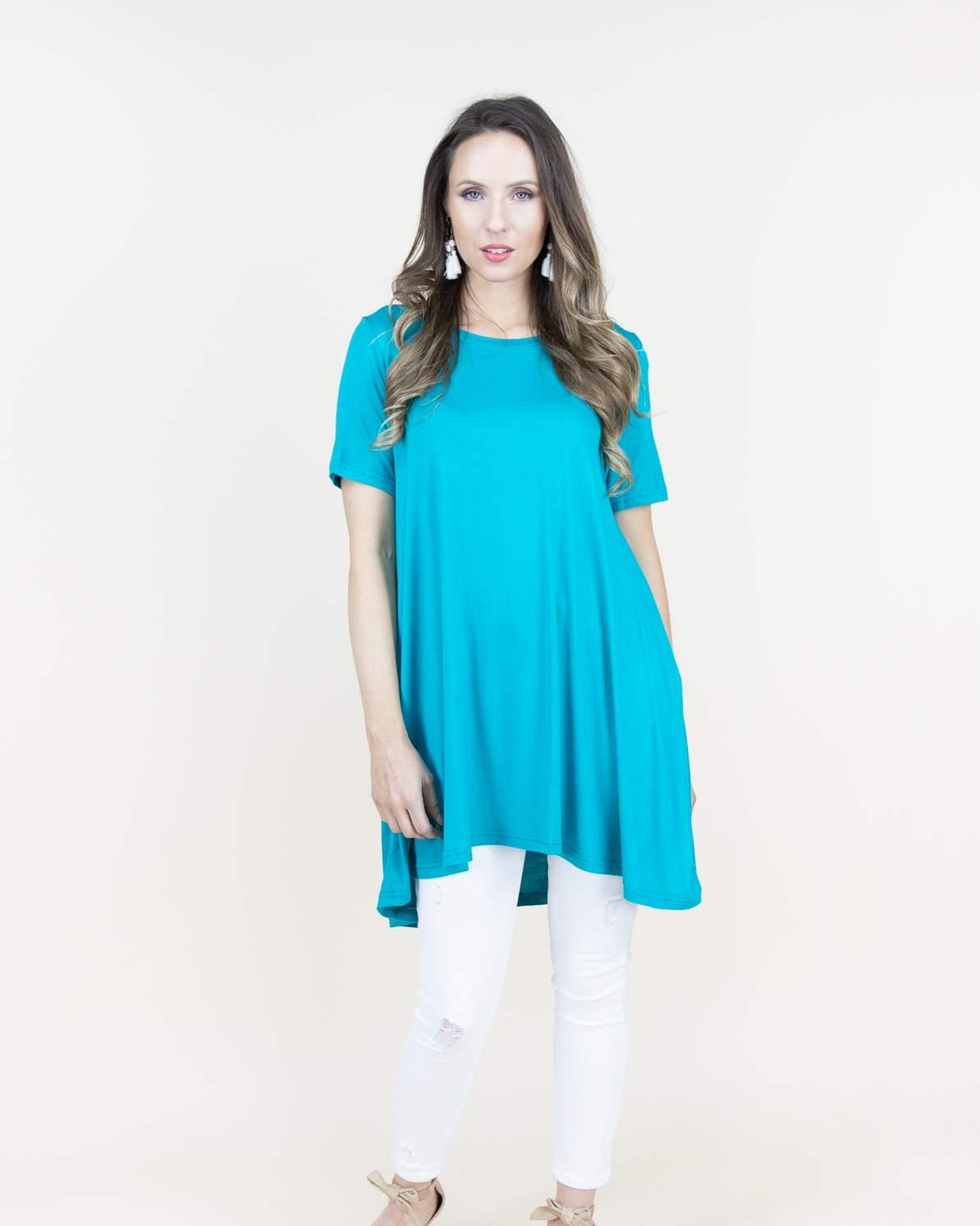 Short Sleeve Scoop Neck