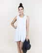 Center Hemmed Sleeveless Tunic