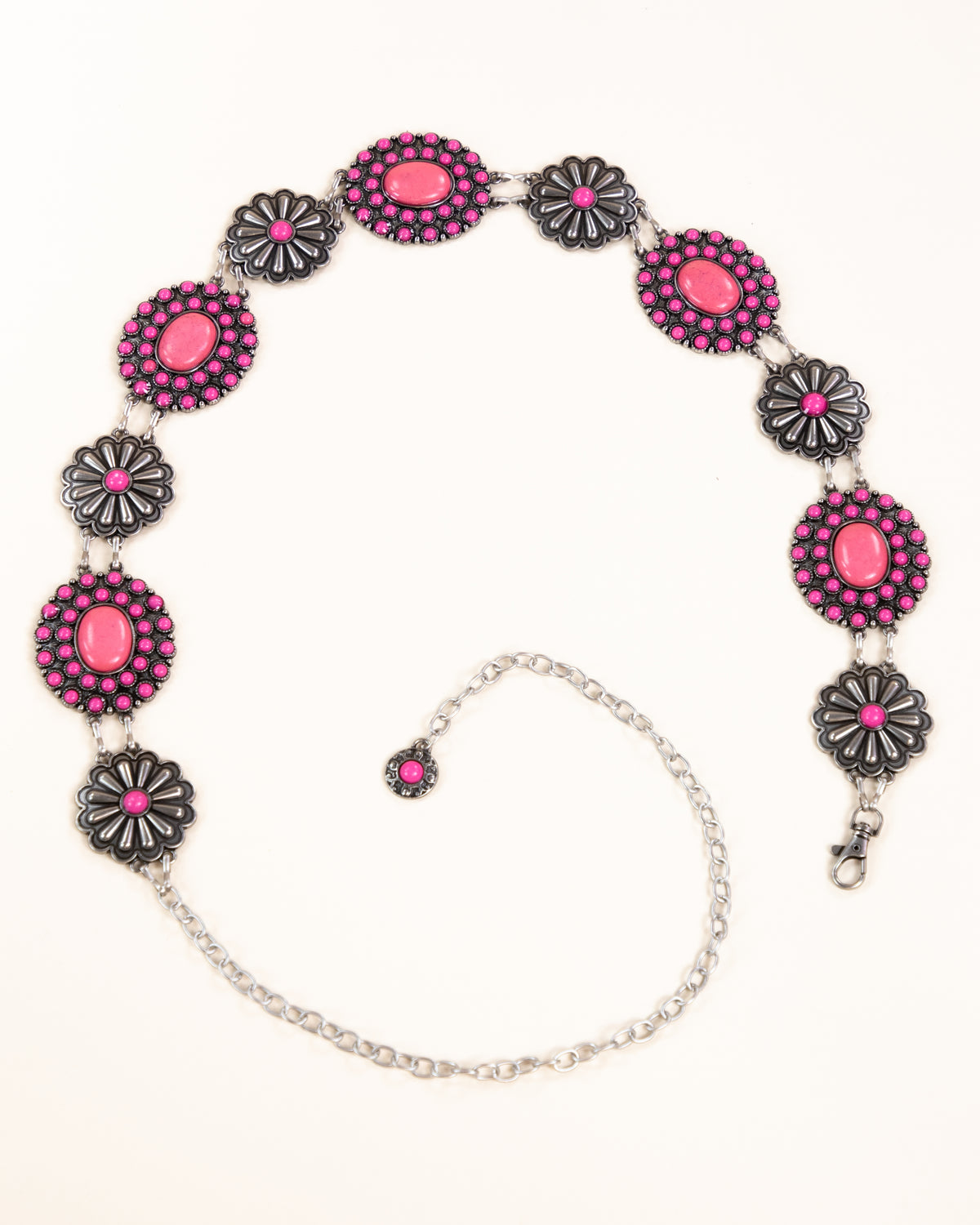 Classic Western Concho Chain Belt