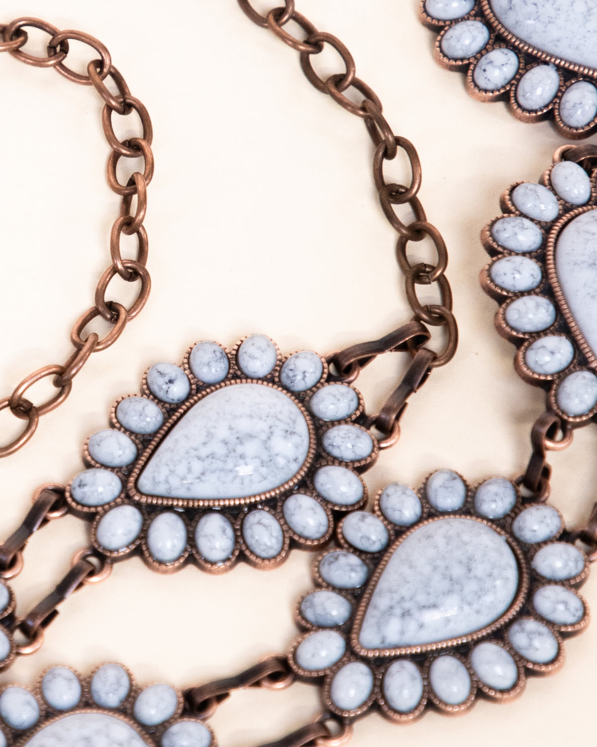 Classic Western Concho Chain Belt