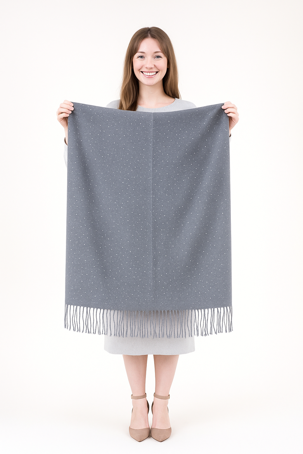 Elegant Rhinestones Scarf - One Size