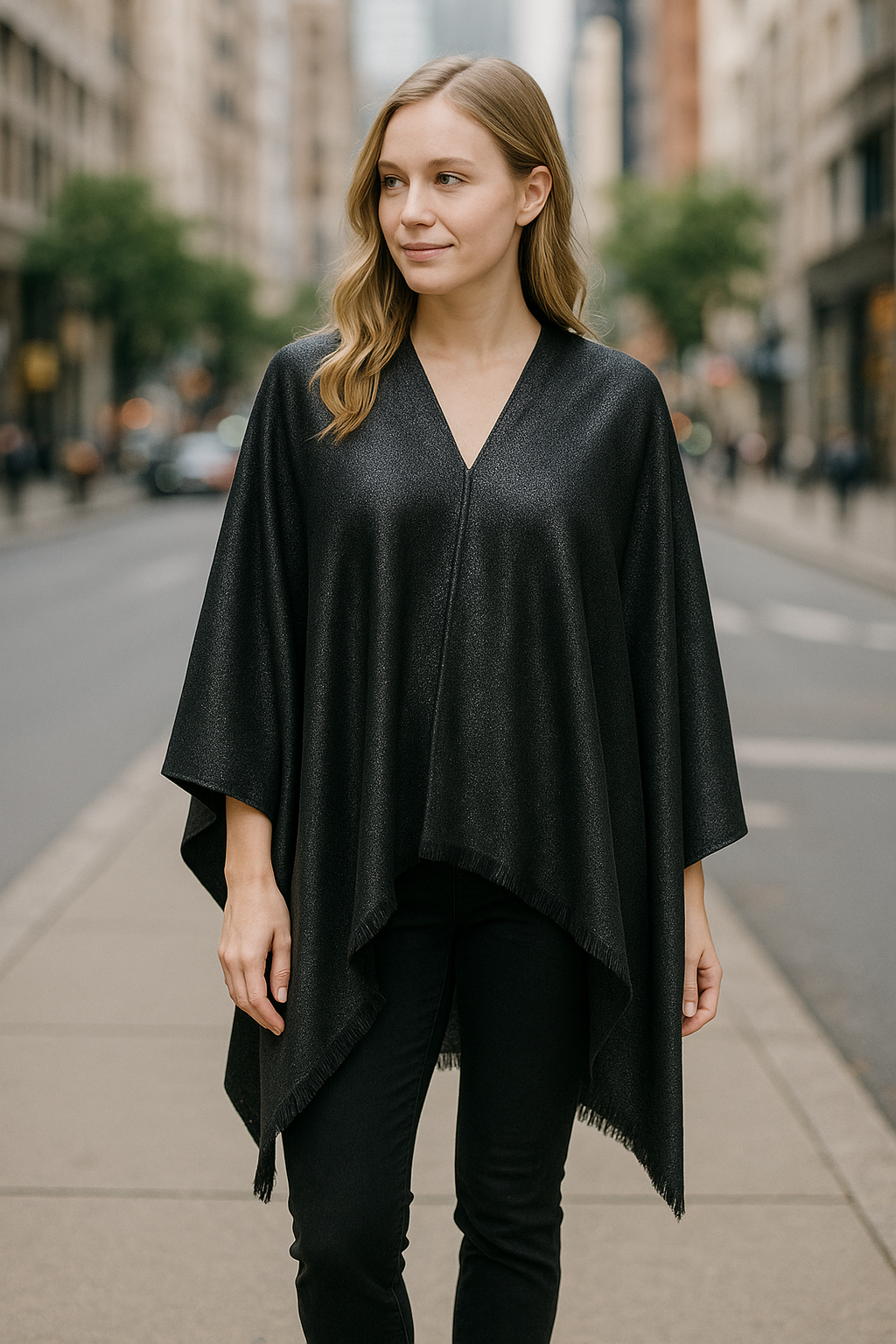 Solid Metalic Pashmina