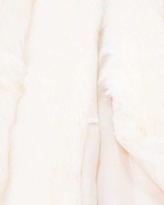 Faux Fur Vest w/ Hood