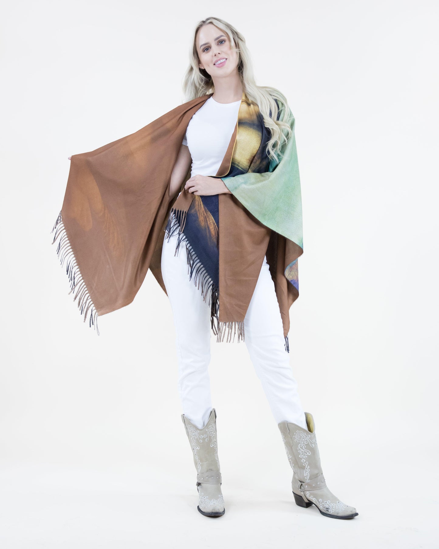 Mona Lisa Ruana Wrap