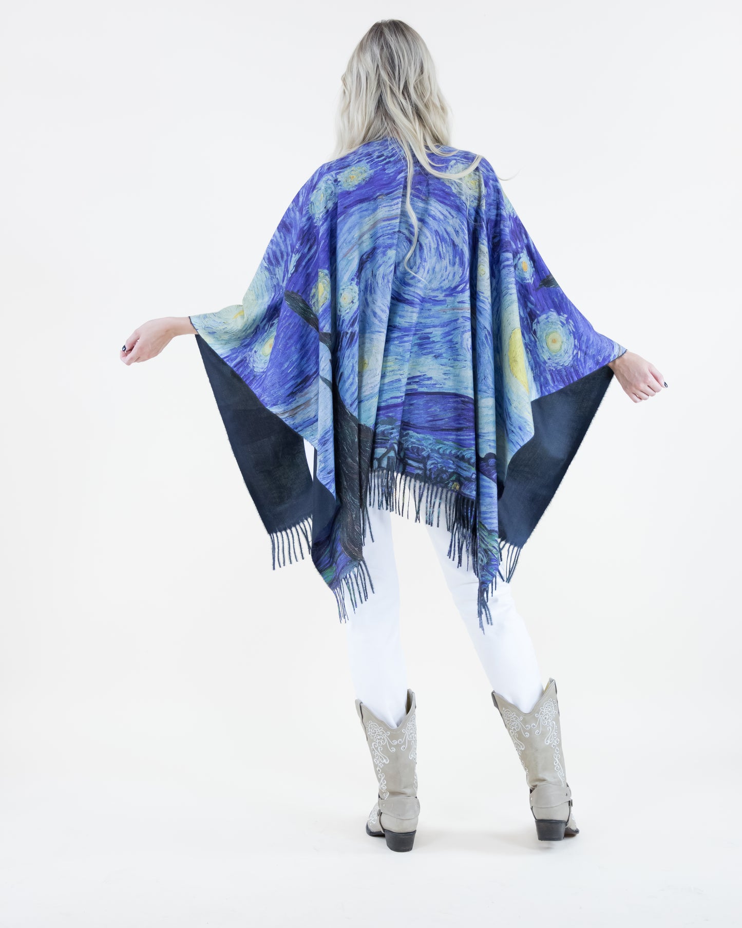 The Starry Night Ruana Wrap