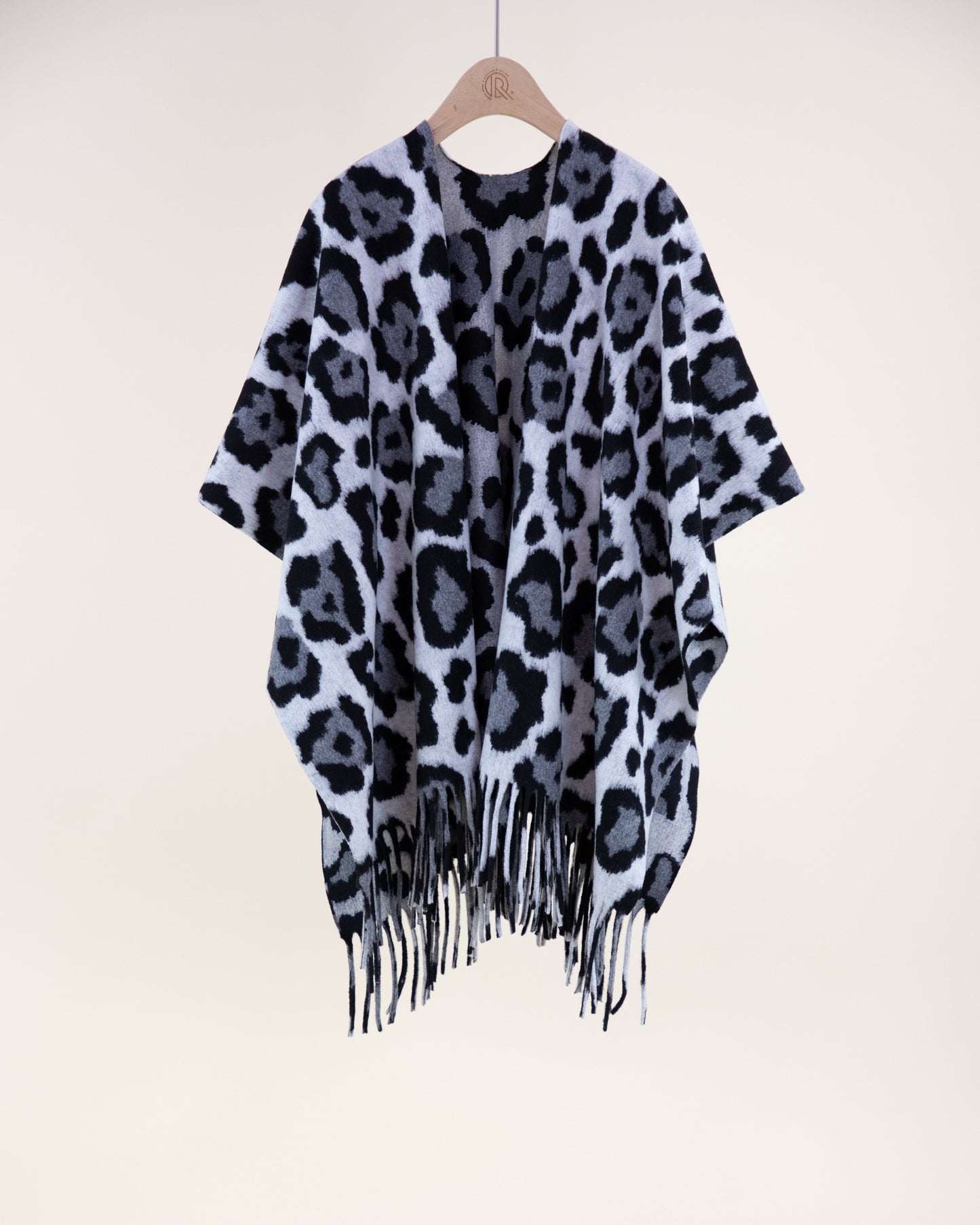 Leopard Animal Print Ruana Wrap
