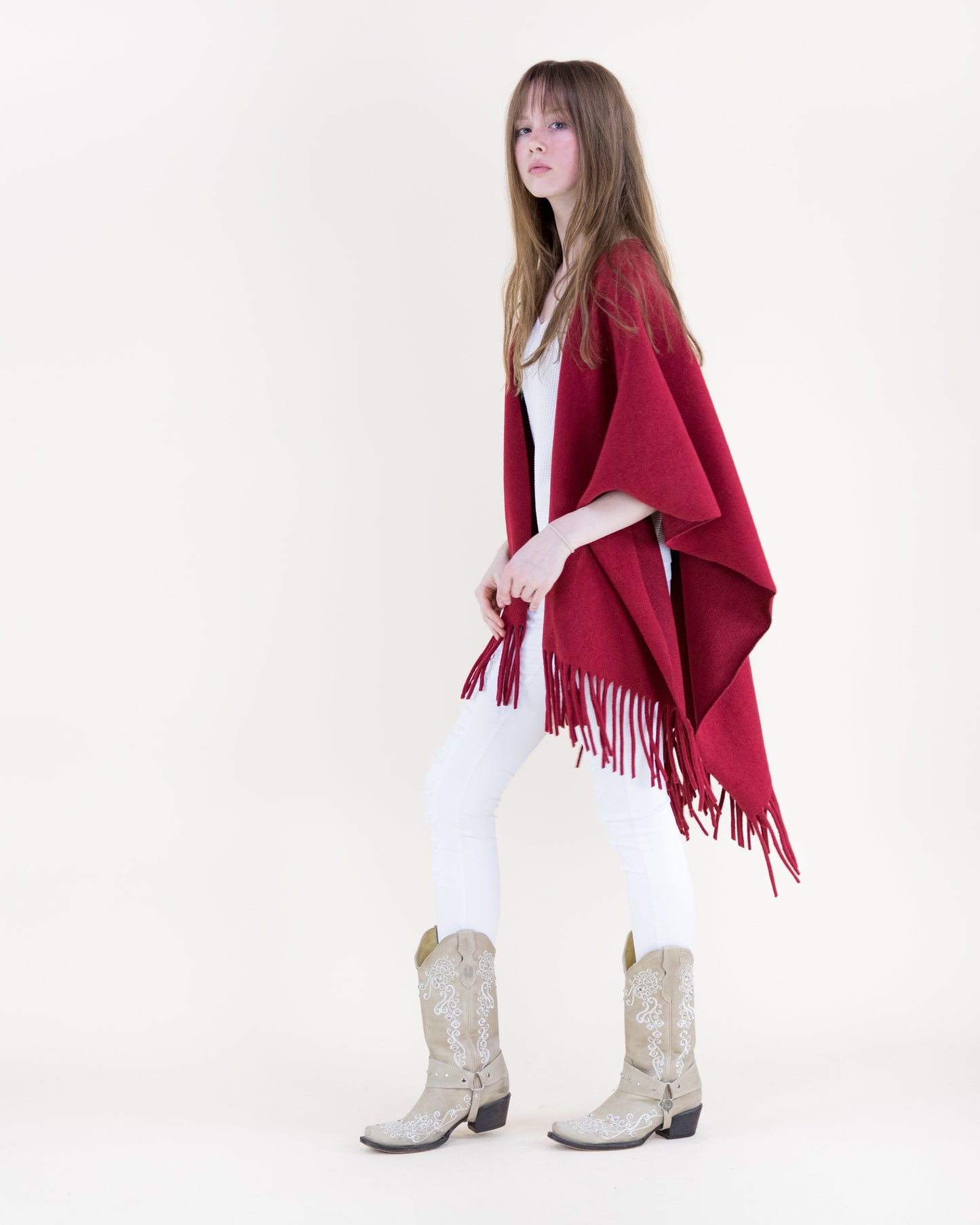 Classic Solid Ruana Wrap