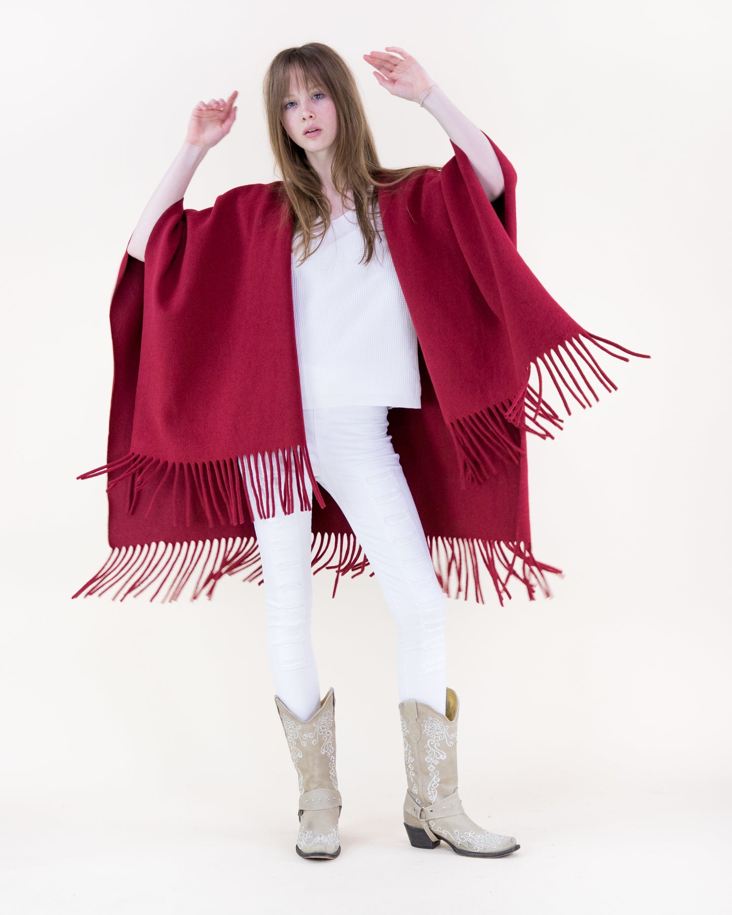 Classic Solid Ruana Wrap