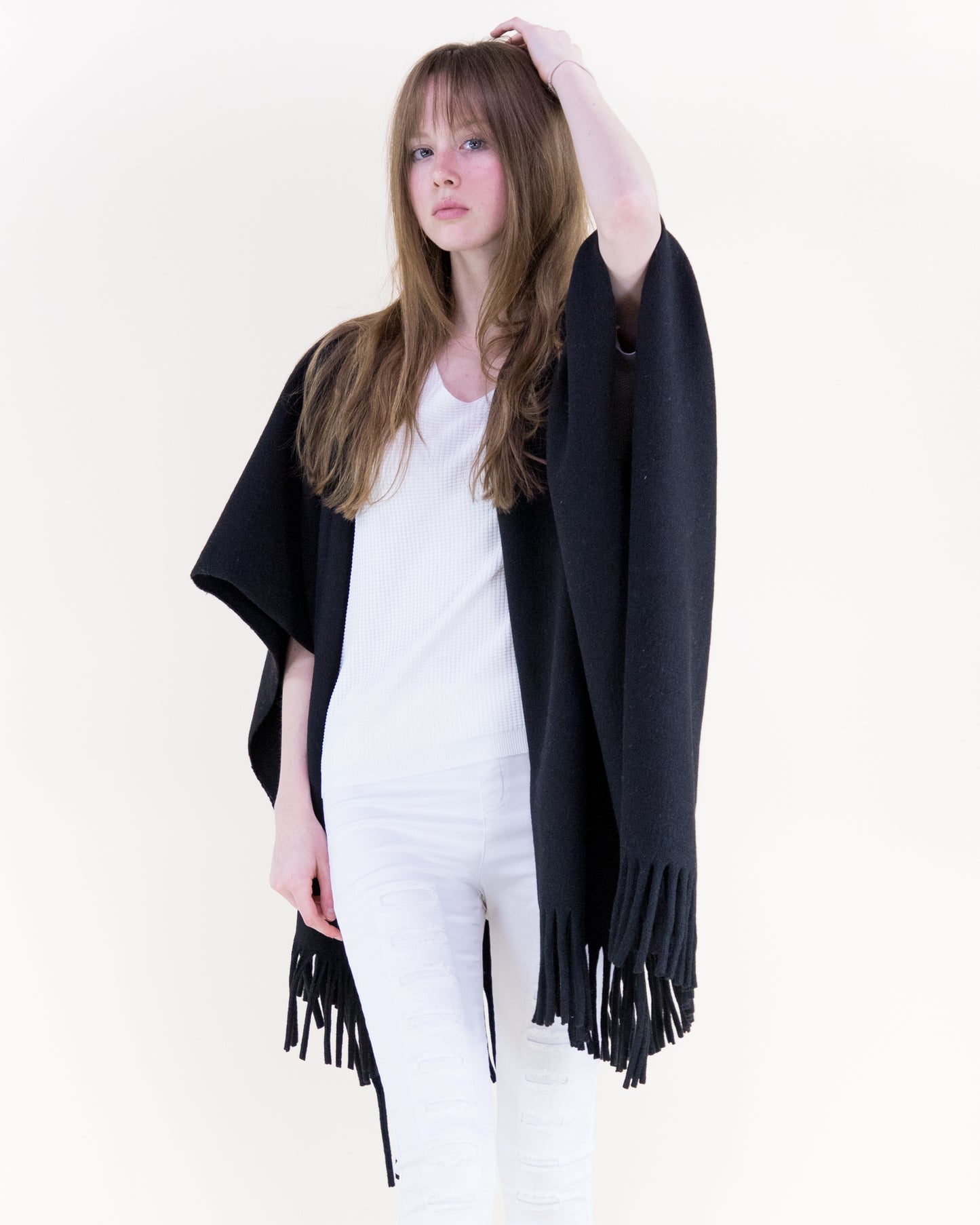 Classic Solid Ruana Wrap