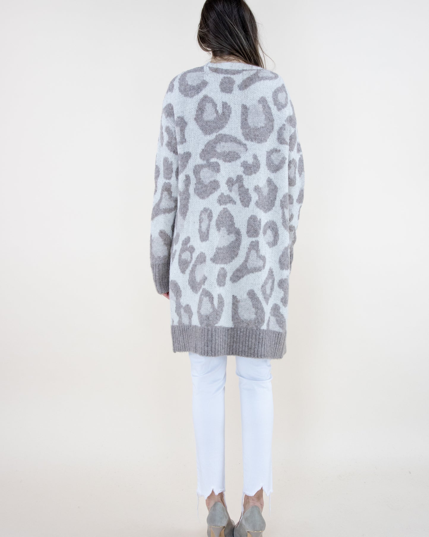 Faded Vintage Leopard Cardigan - (S/M, L/XL)