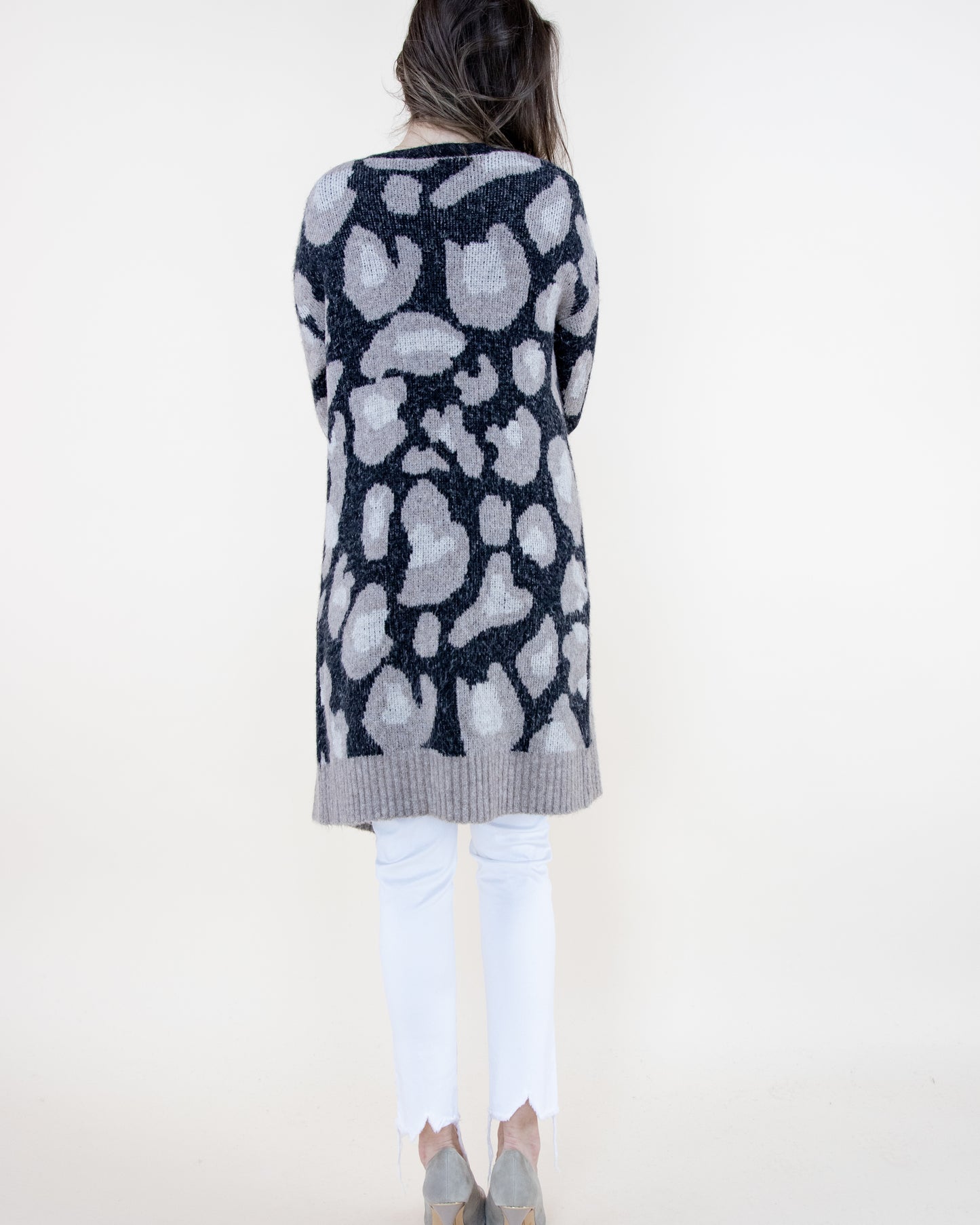 Faded Vintage Leopard Cardigan - (S/M, L/XL)