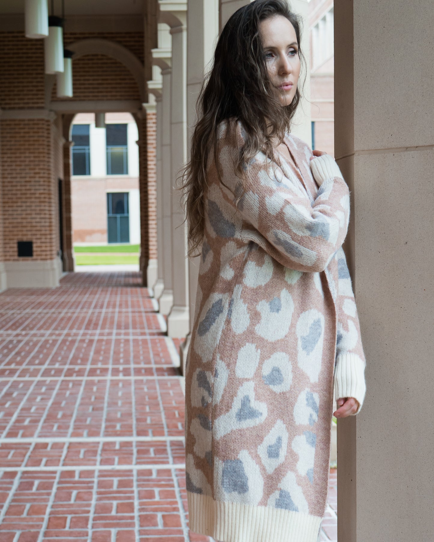 Faded Vintage Leopard Cardigan - (S/M, L/XL)
