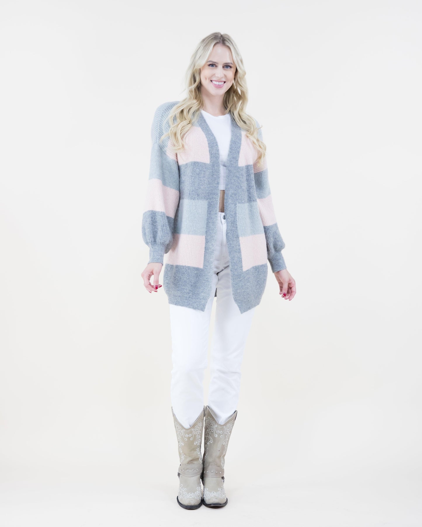 Knitted Stripe Cardigan