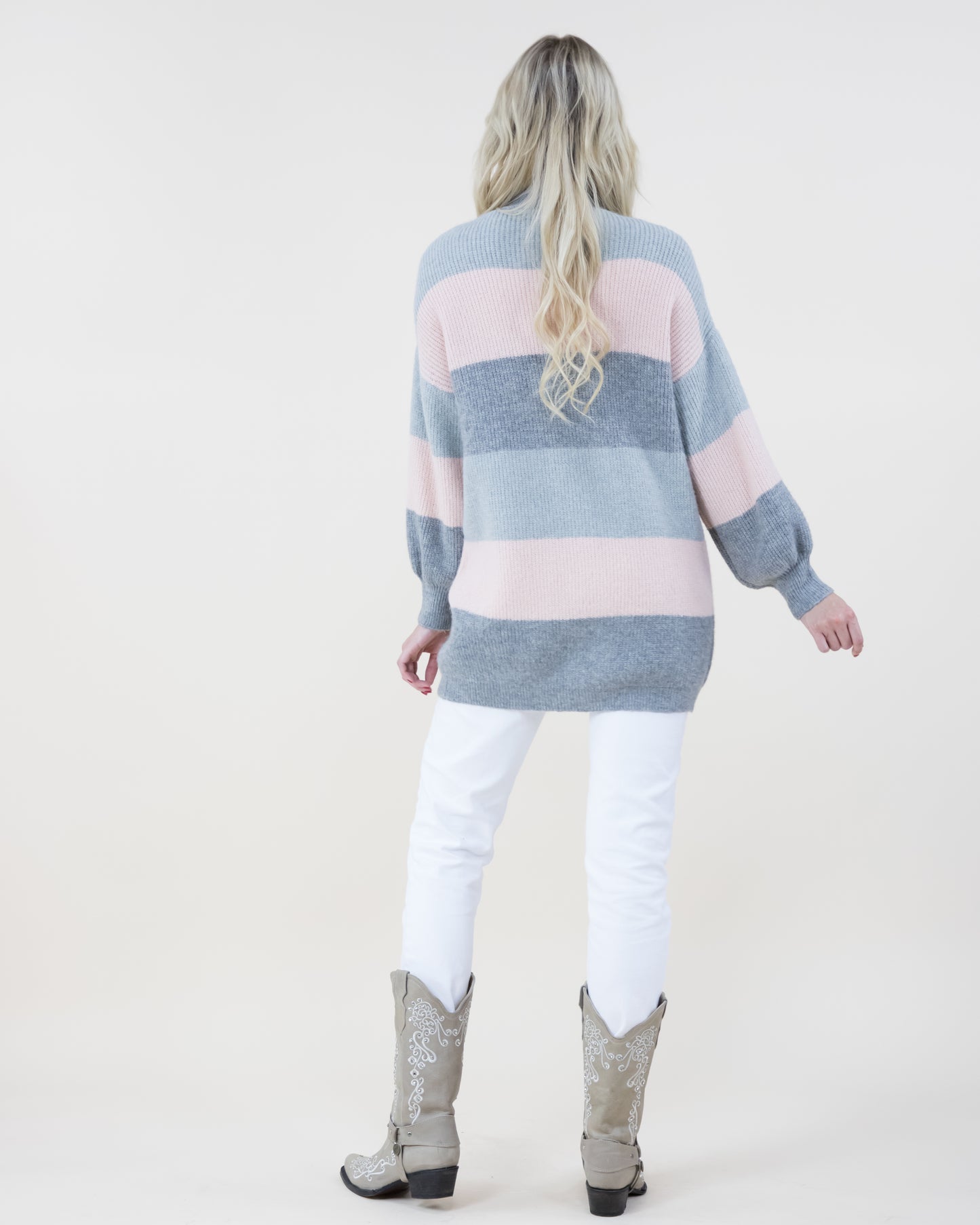 Knitted Stripe Cardigan