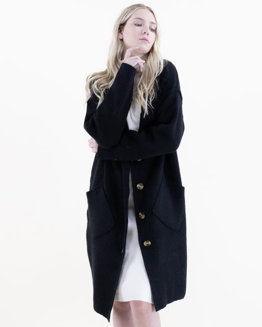 Classic Coatigan w/ Slanted Front Pockets
