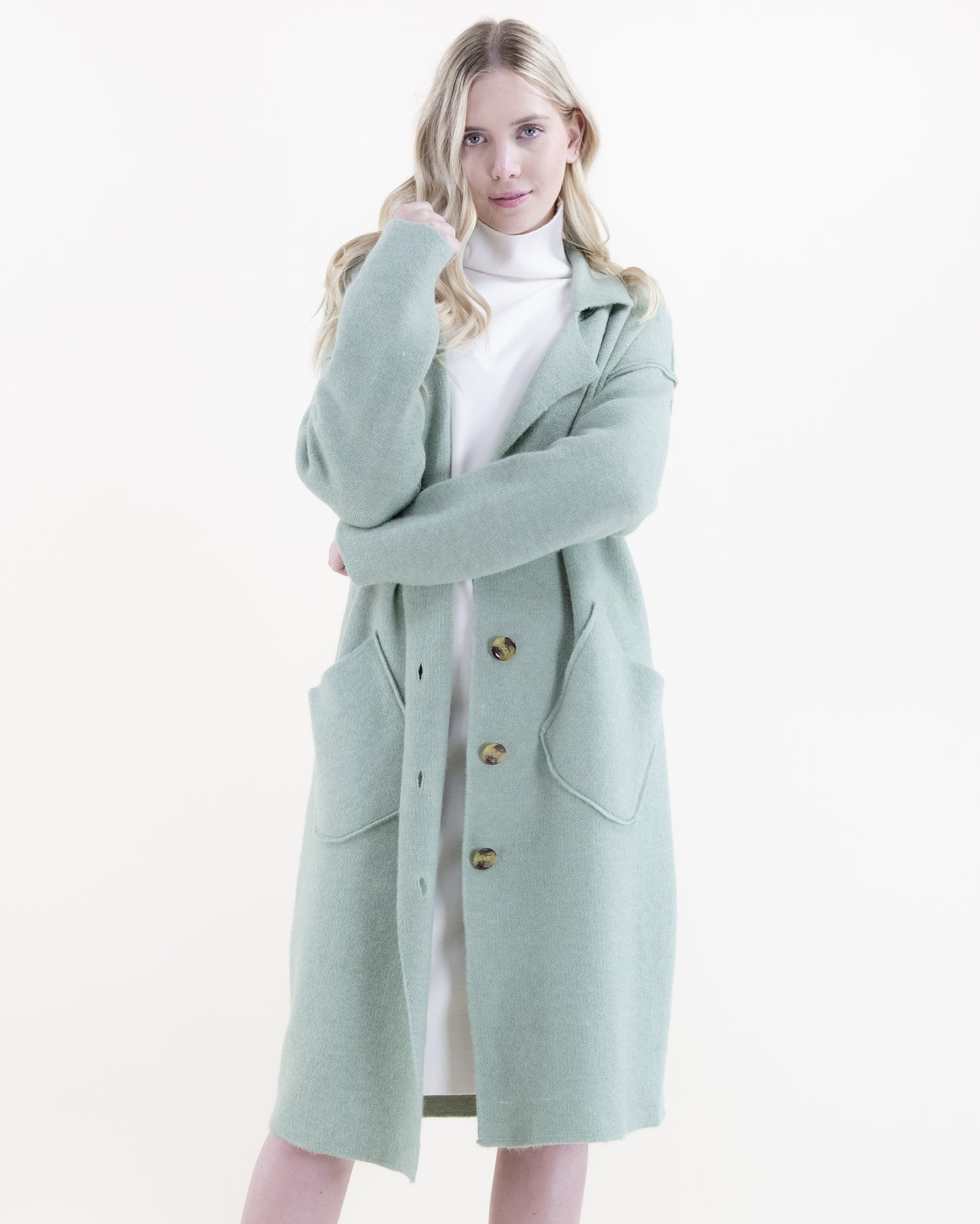 Classic Coatigan w/ Slanted Front Pockets
