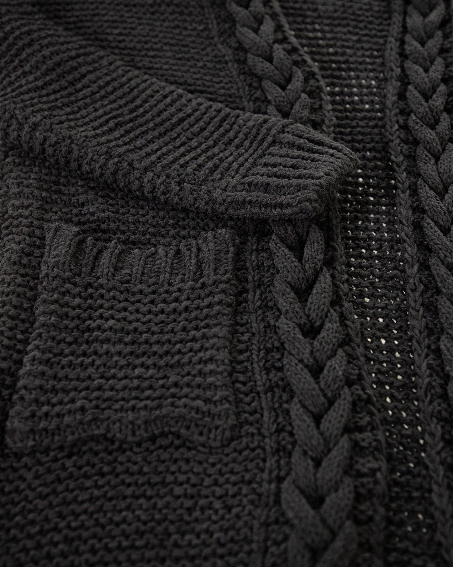 Hood & Long Sleeve Braided Trim Pocket Cardigan