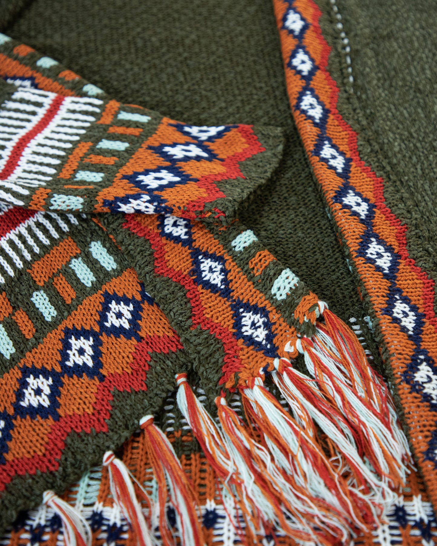 Tribal Cardigan with Fringe