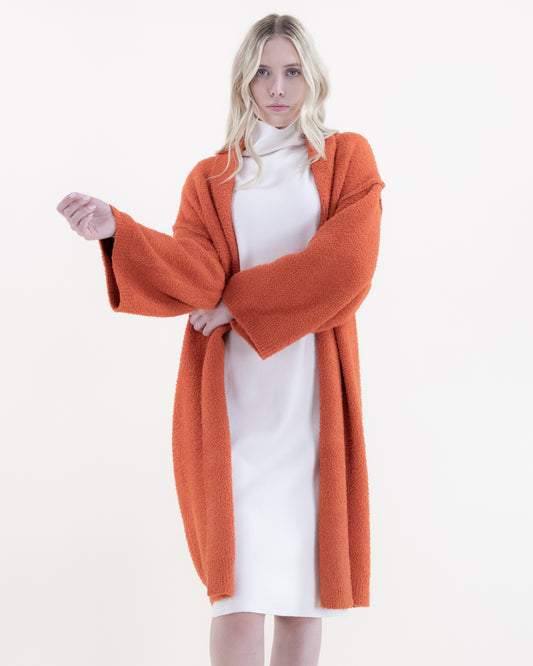 Comfy Dropped Shoulder Inverted Seam Duster