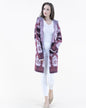 Casual Native Print Eyelash Duster Cardigan
