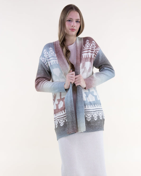 Southwestern Ombre Cardigan