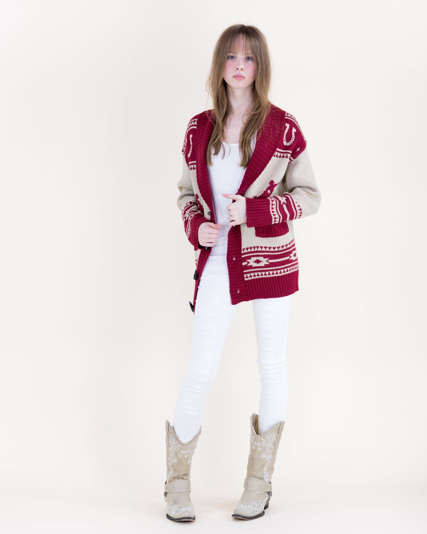 Rodeo Desert Shawl Collar Cardigan