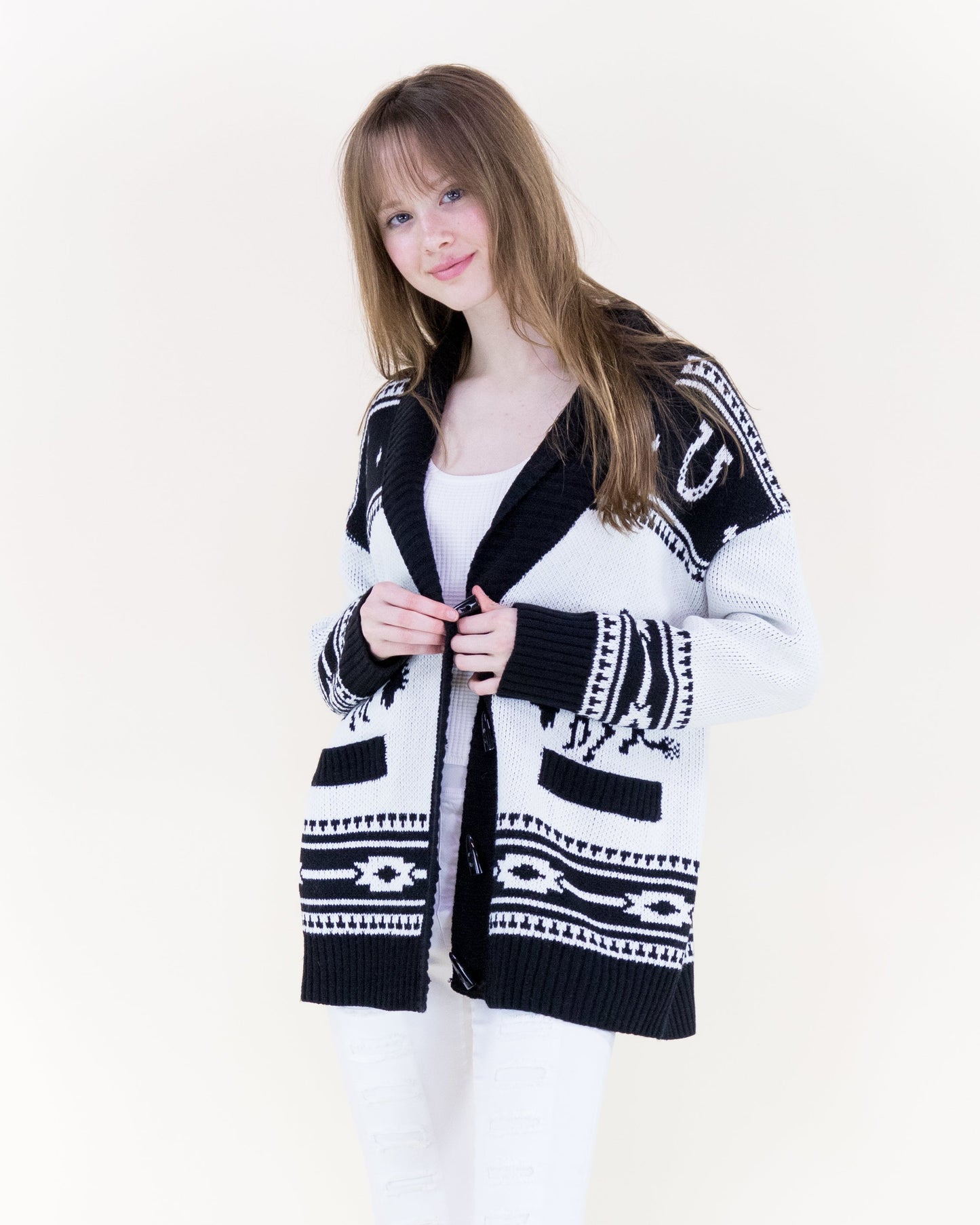 Rodeo Desert Shawl Collar Cardigan