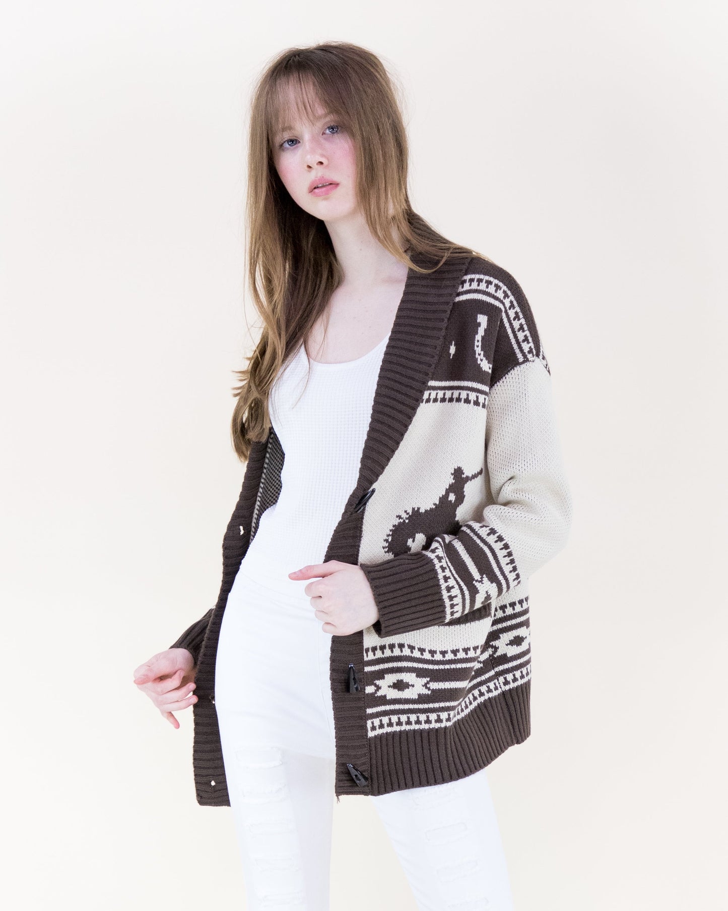 Rodeo Desert Shawl Collar Cardigan