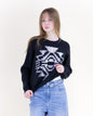 Bold West Ribbed Pullover Sweater