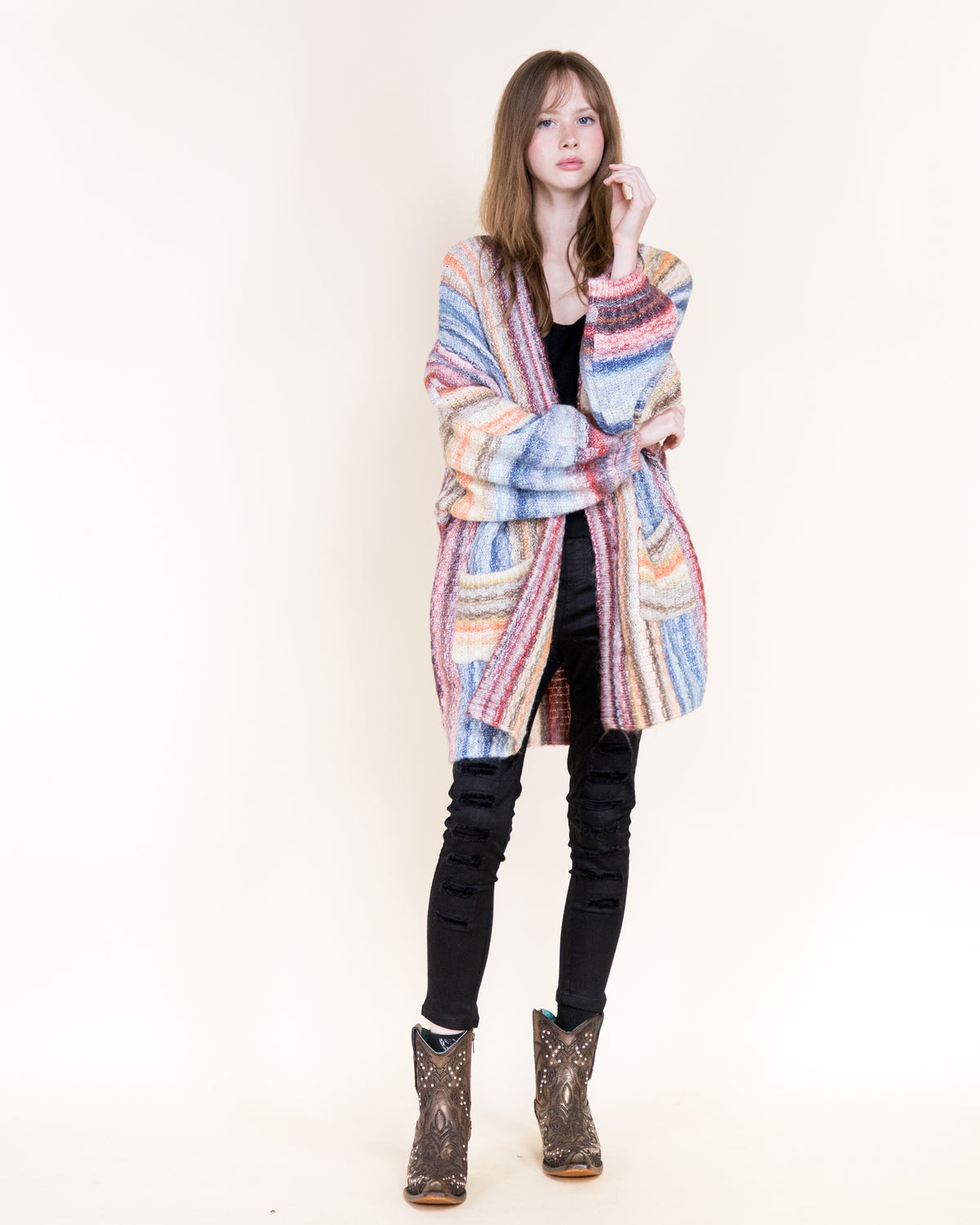 Nativa Striped Lounge Cardigan